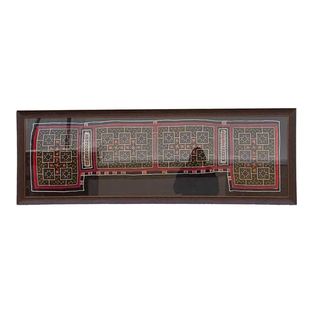 Antique Hmong Tribe Framed Textile For Sale