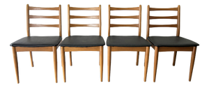 Mid-Century Dining Chairs from Schreiber Furniture, 1960s, Set of 4