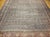 Persian 19th Century Oversized Persian Farahan, Hand-Knotted Wool, Allover Herati Geometric Pattern, Navy & Red, 14x18 For Sale - Image 3 of 18