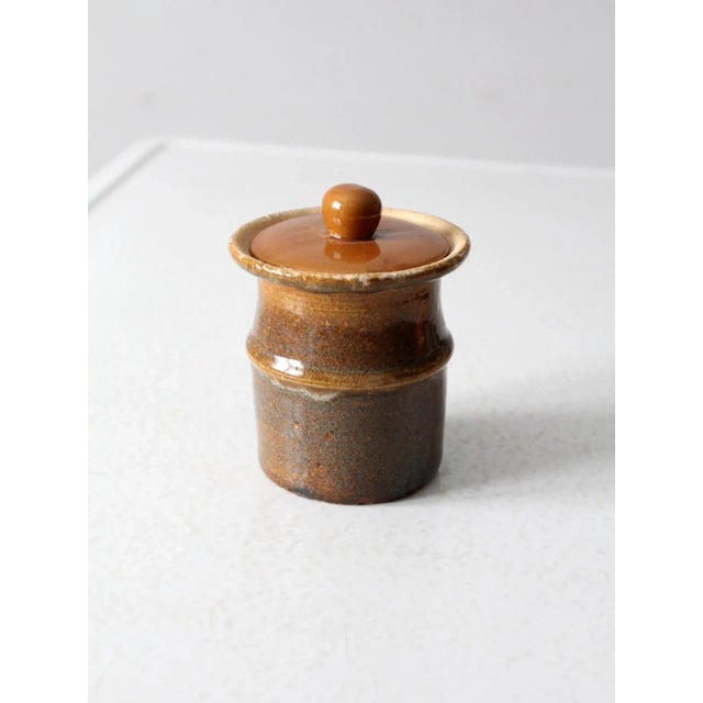 Vintage Studio Pottery Jar For Sale - Image 6 of 8