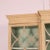 Good early 19th C painted breakfront secretaire bookcase with gothic glazing. 1830 Height to underside of desk- 72.5cm...