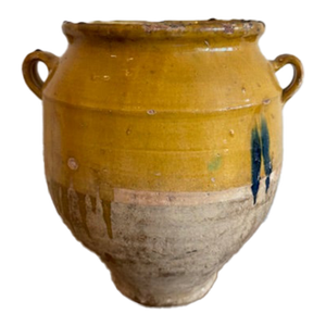 French Confit Pot With Green Accent