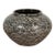 Prem Collection Artisan Made Black & White Planter with Dripping Décor For Sale