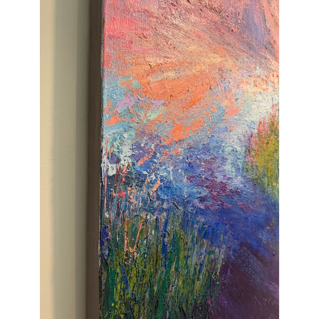 Lowland Hum, Original Oil Painting by Julia Lawing For Sale In Charlotte - Image 6 of 10