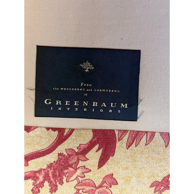 Hickory Chair for Greenbaum Interiors Toile Upholstered Swivel Chairs - A Pair For Sale - Image 9 of 12