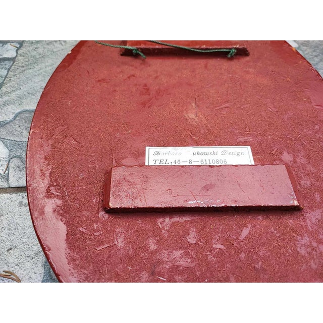 1990s Wooden Picture with Teddy Bears by Barbara Bukowski, Sweden, 1990s For Sale - Image 5 of 9