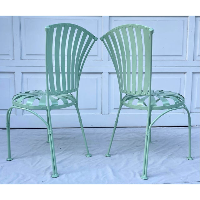 1930s Pair of Francois Carre French Art Deco Sunburst Chairs For Sale In Los Angeles - Image 6 of 13