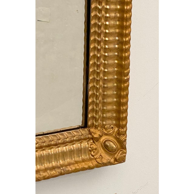 French Rectangular Gilt Wall Mirror (H 20 3/4 X W 15) For Sale - Image 9 of 11