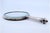 Circular Silver Hand Mirror For Sale - Image 9 of 10