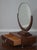 Art Deco Style Walnut & Chrome Dressing Mirror For Sale - Image 4 of 14