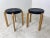 Modern Set of Vintage Scandinavian Style Stools from Kembo, 1970s For Sale - Image 3 of 9