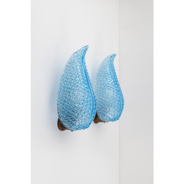 Vintage Art Deco Murano Glass Wall Lamps from Barovier & Toso, 1920s, Set of 2 For Sale - Image 13 of 13