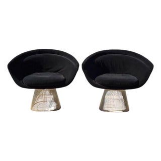 Platner Lounge Chairs, Pair, by Warren Platner for Knoll, 1966 For Sale