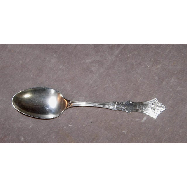 Victorian Mid 19th Century A. C. Benedict Coin Silver Teaspoons- Set of 12 For Sale - Image 3 of 4