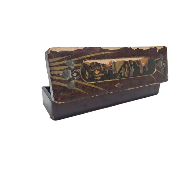 Japanese Lacquerware Box, 1950s For Sale - Image 6 of 13
