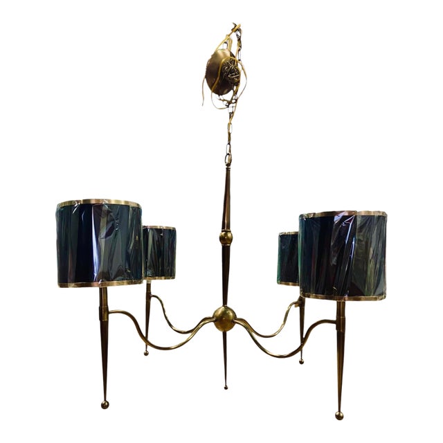 Currey & Company 4-Light Chandelier For Sale
