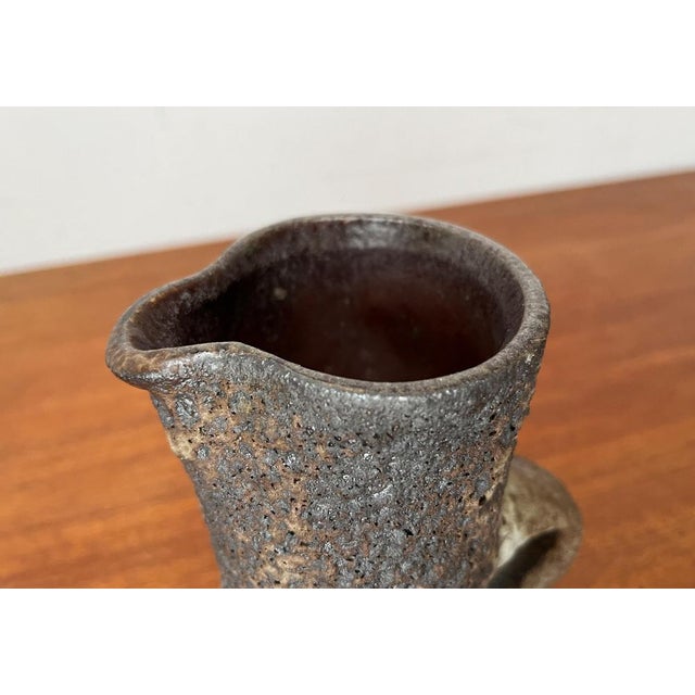 Mid-Century Brutalist West German Pottery WGP Fat Lava
