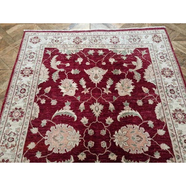 Vintage Hand-Knotted Ziegler Rug For Sale - Image 3 of 5