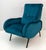 Blue Vintage Reclining Chairs by Marco Zanuso, Italy, 1950s, Set of 2 For Sale - Image 8 of 12