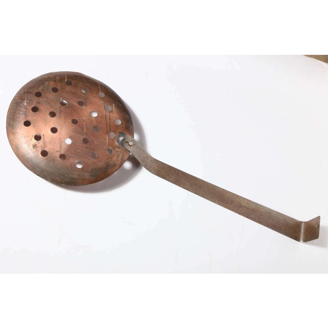 Curtis Jere "Giant Kitchen Utensil Series" Copper Spoon Wall Relief For Sale - Image 9 of 10
