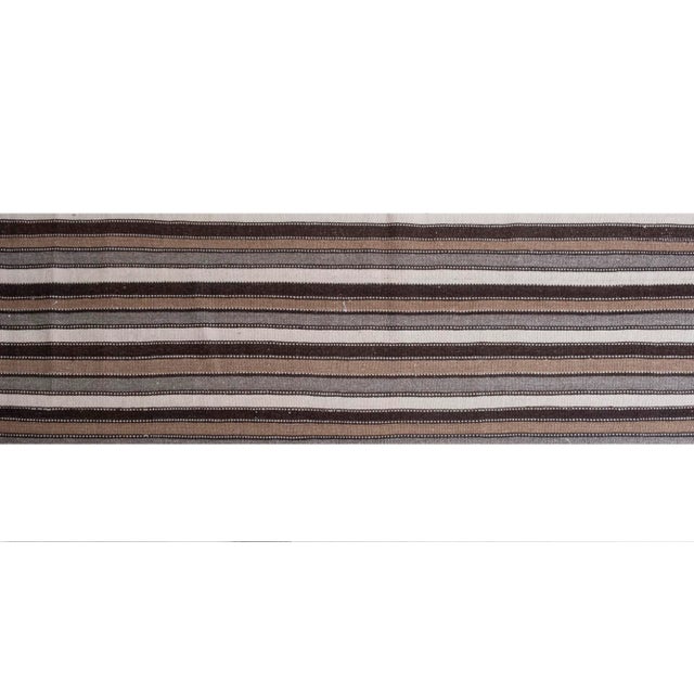 Vintage Turkish Extra Long Kilim Runner -Runner 1'10" X 23'10" For Sale - Image 4 of 10