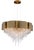 Collection Marte Chandelier in Metal and Crystal by Jago For Sale