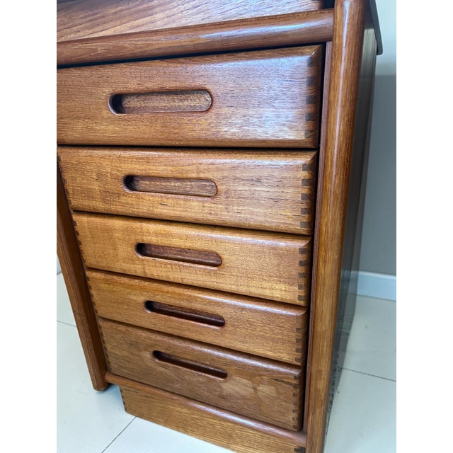 Danish Modern Teak Desk from Salin Møbler, 1970s For Sale - Image 9 of 18