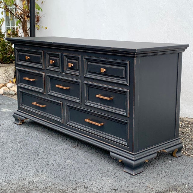 Black lowboy dresser cheap