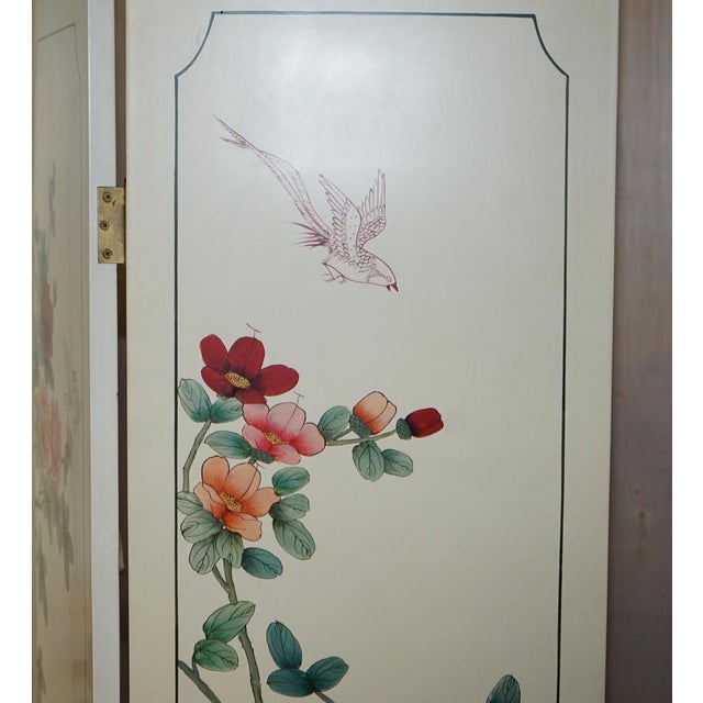 Antique Chinese Export Hardstone Folding Screen Room Divider For Sale - Image 18 of 18