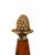 1980s Pair of Vintage Burl Wood Obelisks by Decorative Crafts #8675 Neo- Classical For Sale - Image 5 of 8