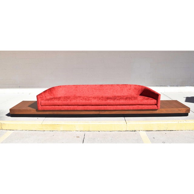 Large Adrian Pearsall Platform Sofa For Sale - Image 12 of 12