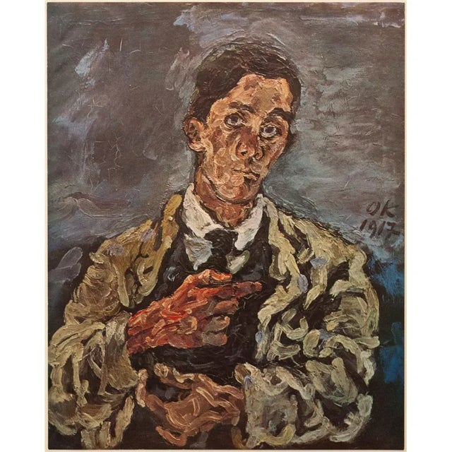 After Oskar Kokoschka, Original Self-Portrait Swiss Period