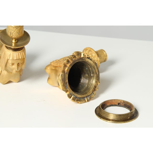 French Empire Ormolu Wall Sconces, 1820s, Set of 2 For Sale - Image 17 of 18