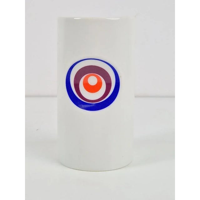 Vintage vase Porcelain Hans Theo Baumann Schönwald W. Germany design Technicolor Design Vintage from the 1970s Materials:...