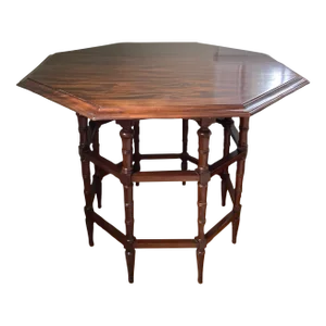 Late 20th Century Octagonal Anglo Indian Side Table