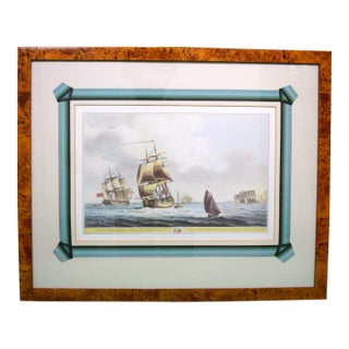A Frigate With a View of the Needles 1806 Print For Sale