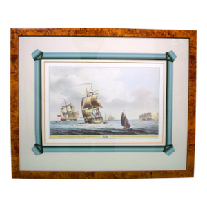A Frigate With a View of the Needles 1806 Print