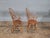 Late 20th Century Pair of Late 20th Century d.r. Dimes Sack Back Windsor Arm Chairs Bench Made For Sale - Image 5 of 7