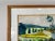 Glass 70's Vintage Wieden Landscape - Farm Land Watercolor Painting, Framed For Sale - Image 7 of 13