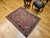 Persian Vintage Persian Heriz Karajah Rug, Hand-Knotted Wool, Geometric Pattern, Rust-Red & Navy, 4x5 For Sale - Image 3 of 18