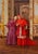 This is a magnificent antique Italian oil on canvas painting of a Cardinal titled "Confidences" signed and inscribed...