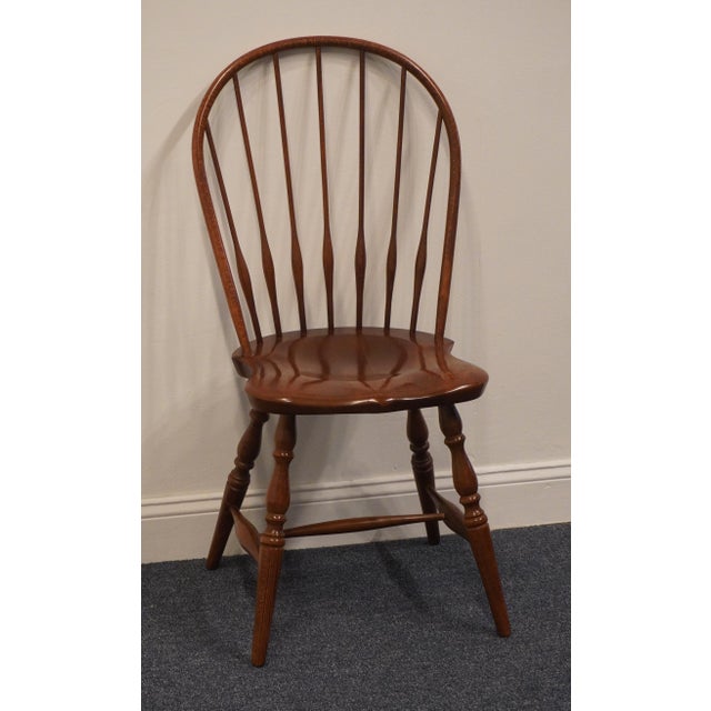 HIGH END VINTAGE Solid Cherry Early American Windsor Dining Side Chair 303-882 Cannot identify manufacturer, but...