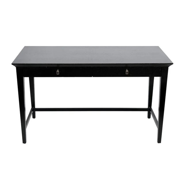 Wood Amadé Desk in Black Oak from Wiener Werkstätte, 1990s For Sale - Image 7 of 8