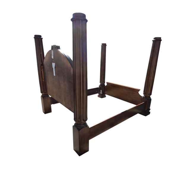 Tall Traditional King Four Poster Bed, 83”h For Sale - Image 9 of 10