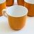 Mid Century Mikasa Pastelle Orange and White Mugs - Set of 7 For Sale In San Francisco - Image 6 of 10