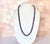 Early 21st Century Charoite Long Necklace With Gilt Silver Charoite Clasp, 33.5" For Sale - Image 5 of 8