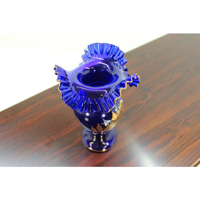 Glass Czech Glass Vase from Novoborské Sklo, 1970s For Sale - Image 7 of 11