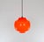 Mid-Century Modern Red Glass Pendant by Alessandro Pianon for Vistosi, 1960s For Sale - Image 3 of 9