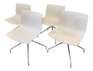 Italian Cantifa 46 Swivel Dining Chairs by Lievore Altherr Molina for Arper, 2000s, Set of 4