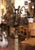 French Early 20th Century French Onyx and Patinated Brass Standing Hall Tree For Sale - Image 3 of 9
